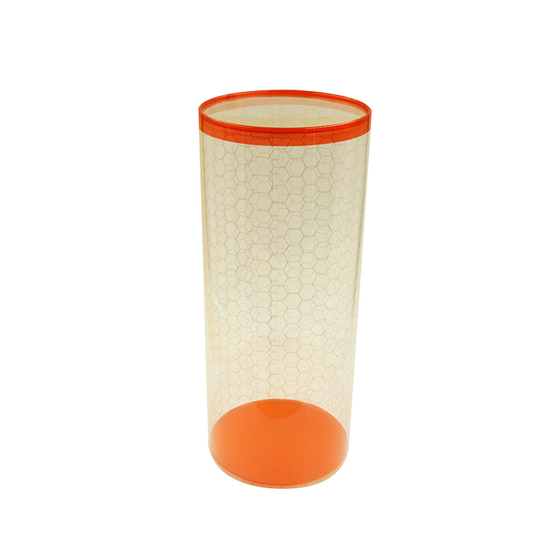 Large Plastic Storage Boxes PVC Cylinder with Lid for Food