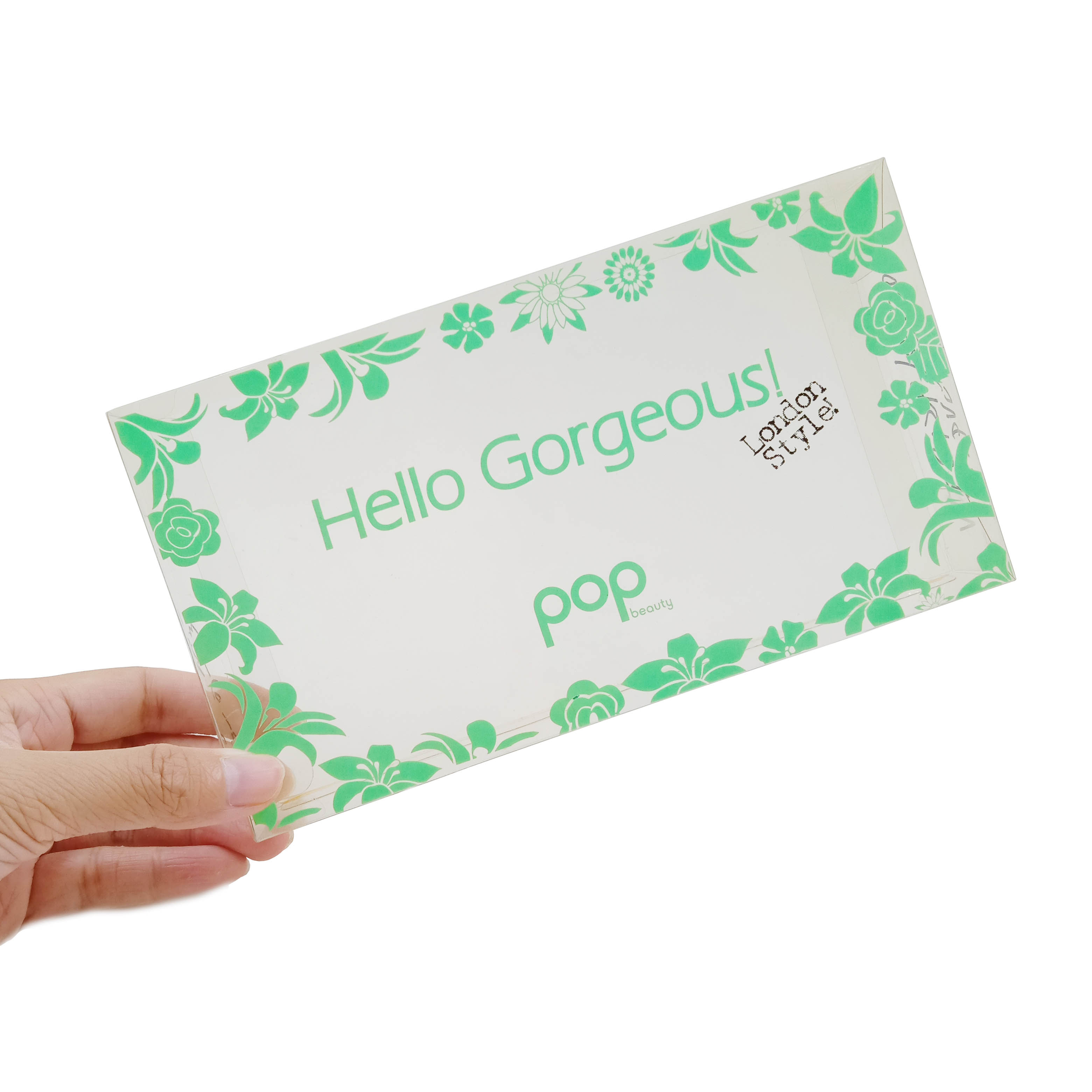 Spring Theme Printing PVC Plastic Box Neat Cosmetic Packaging